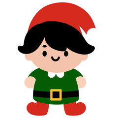elf boy cartoon character 