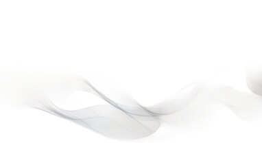 Whispering White Drifting Smoke Trails on a White or Clear Surface PNG Transparent Background