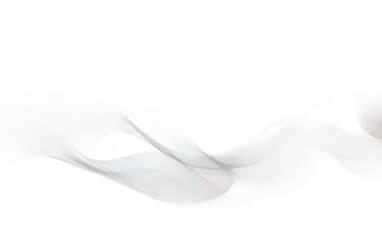 Whispering White Drifting Smoke Trails on a White or Clear Surface PNG Transparent Background