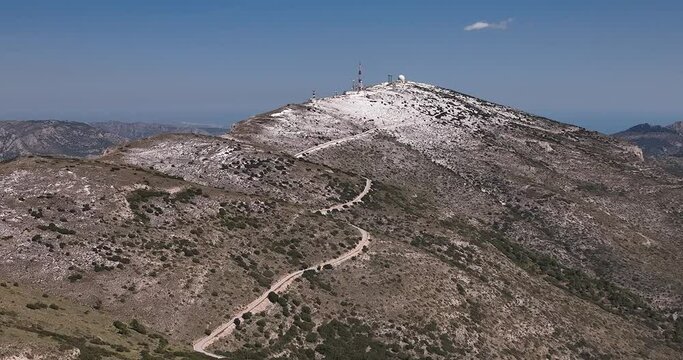 Base de Aitana en Alicante con nieve
