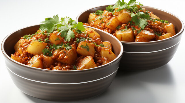 stew with potatoes HD 8K wallpaper Stock Photographic Image 
