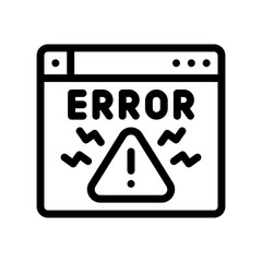 error line icon