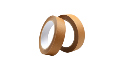 Essential Bond Brown Adhesive Tape on a White or Clear Surface PNG Transparent Background