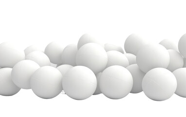 Paper Balls Unleashing Creative Play on a White or Clear Surface PNG Transparent Background
