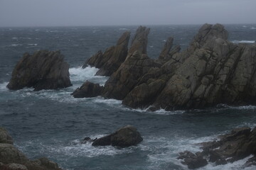 What an island tour can offer in terms of rocky landscape variety. Bretagne (West of the country); focusing on eroded rocky formations.
