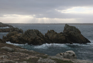 What an island tour can offer in terms of rocky landscape variety. Bretagne (West of the country); focusing on eroded rocky formations.
