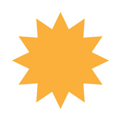 gold star shape element