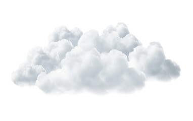 Ethereal Sky Pure White Cloudscape on a White or Clear Surface PNG Transparent Background © Usama
