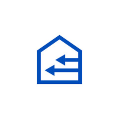 Ventilation House Logo Design Vector 