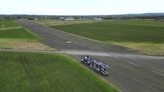 Supercars Trackday on Runway Airport Sports Car Exotics driving
