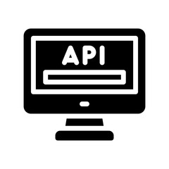 api glyph icon