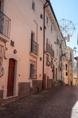 Rocca di Cambio, old town in Abruzzo, Italy