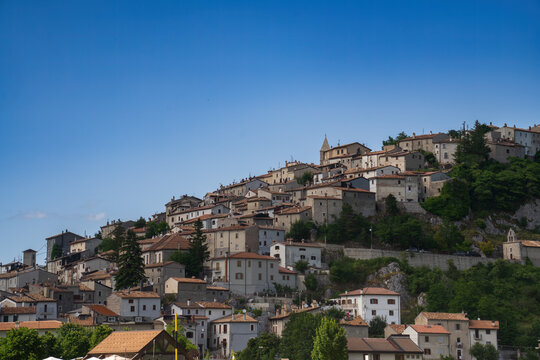 Rovere, old town in Abruzzo, Italy