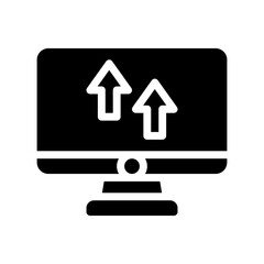 computer glyph icon