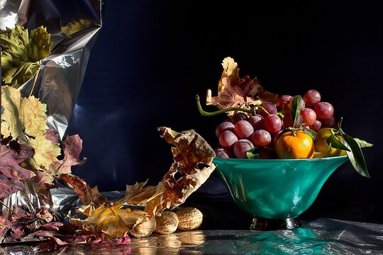 Frutta d'autunno in tavola