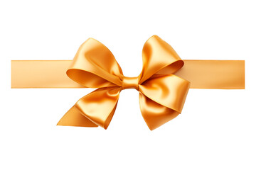 Fototapeta premium golden bow isolated 