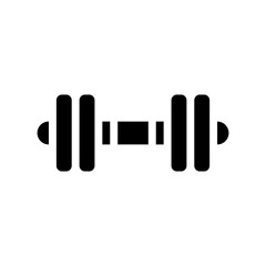 dumbbell glyph icon