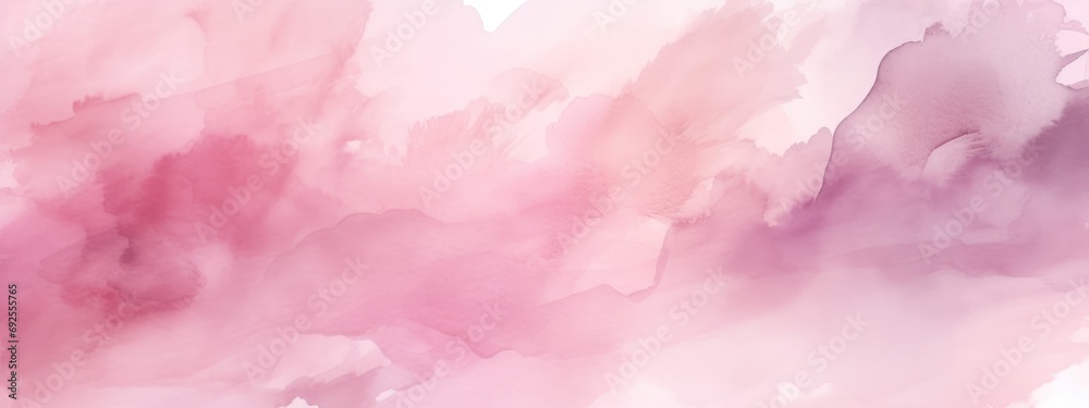 Wall mural watercolor art background. old paper. pink texture for cards, flyers, poster, banner.