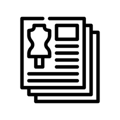 article line icon