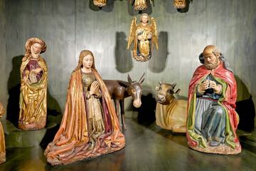 Naples Campania Italy. Nativity scene inside the Certosa di San Martino (Charterhouse of St....