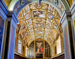 Fototapeta na wymiar Naples Campania Italy. The Certosa di San Martino (Charterhouse of St. Martin) is a former monastery complex, now a museum