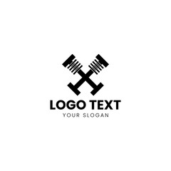 Springreturn Logo Design Vector Silhouette Black