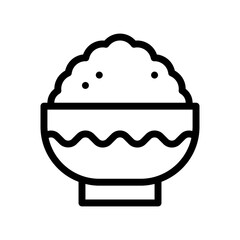 rice line icon