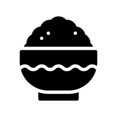 rice glyph icon