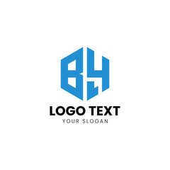 b4 Logo Modern Design hexagram logo 
