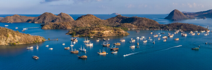 Labuan Bajo Harbour. Where the Komodo Dragon trip begin. Labuan Bajo is a fishing town located at...