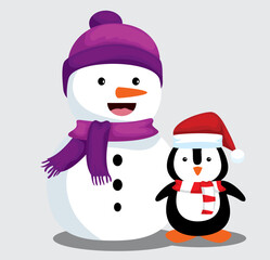 Schneemann - Winter - Weihnachten