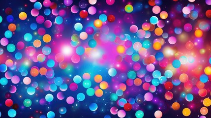 colorful bright dots background illustration abstract cheerful, playful lively, joyful happy colorful bright dots background - obrazy, fototapety, plakaty