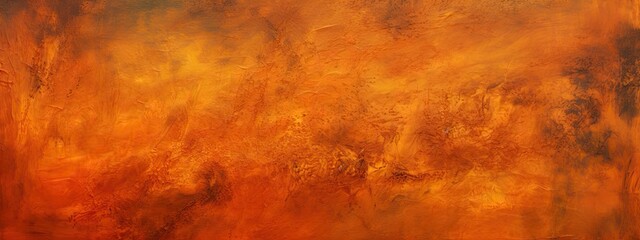 abstract painting background texture with dark orange