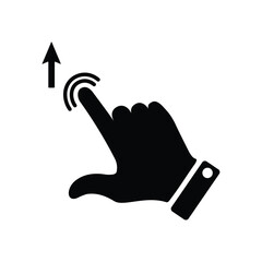 touch screen icon, finger touch gesture