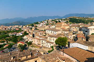 Fototapeta na wymiar Altomonte Calabria Italy. Townscape