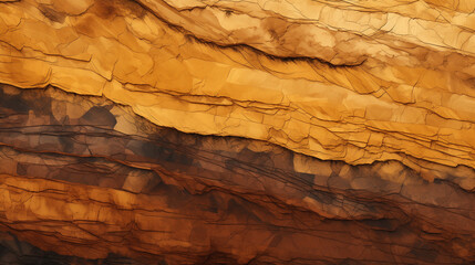 ocher earth layers illustration aquarelle collage