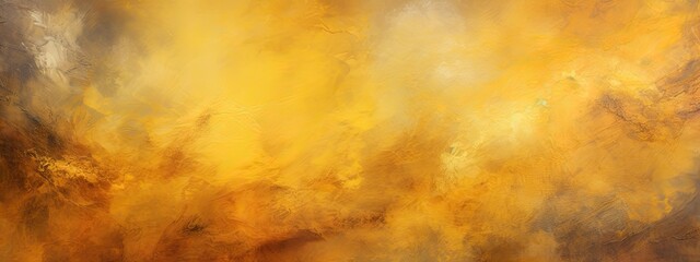 abstract painting background texture with dark yellow - obrazy, fototapety, plakaty