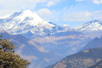 Annapurna south located in Annapurna mountain range in Nepal 