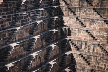 baori stepwells in jaipur city, india