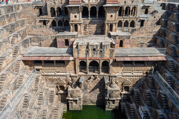 Fototapeta premium baori stepwells in jaipur city, india