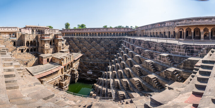 baori stepwells in jaipur city, india