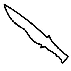 knife outline icon