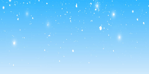 The dust sparks and white stars shine with special light. Vector sparkles on a blue background. Sparkling magical dust particles.