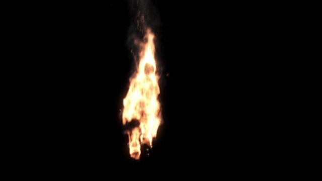 man in the flames breakdancing  8