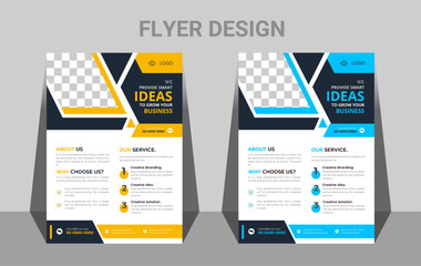 Free vector business flyer template