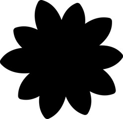 flower silhouette