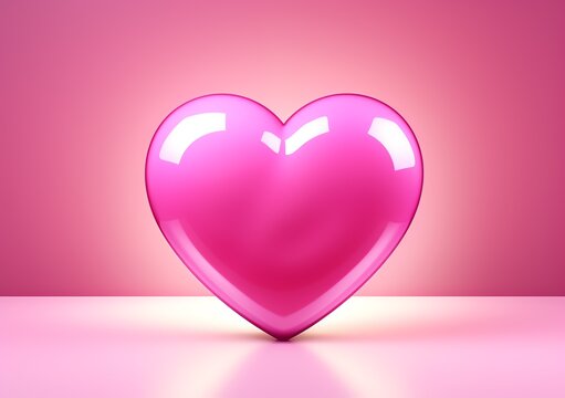 a pink heart on a pink background