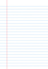  Lined notebook paper for background