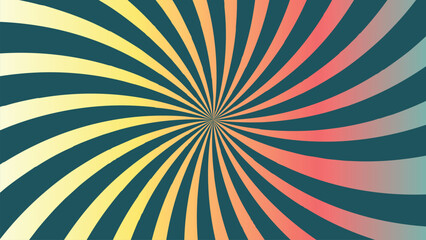 Abstarct spiral spinning colorful wavy line background.