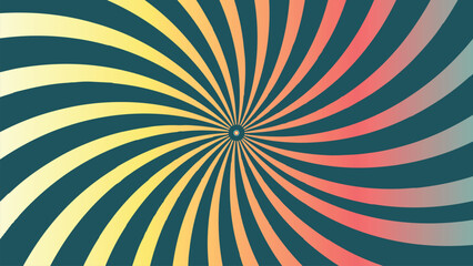 Abstarct spiral spinning colorful wavy line background.